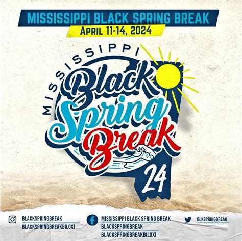 black spring break biloxi 2024 schedule|black beach mississippi.